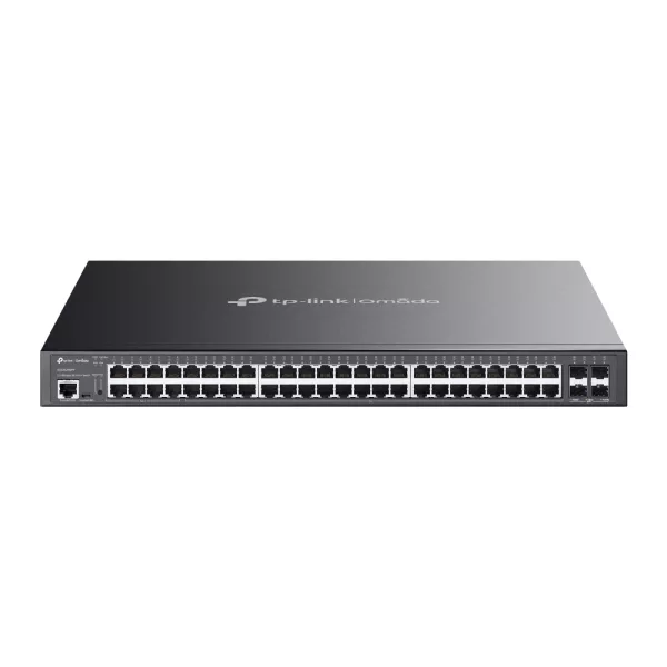 TP-Link SG3452XMPP Omada 48-Port Gigabit and 4-Port 10GE SFP+ L2+ Managed Switch with 40-Port PoE+ &